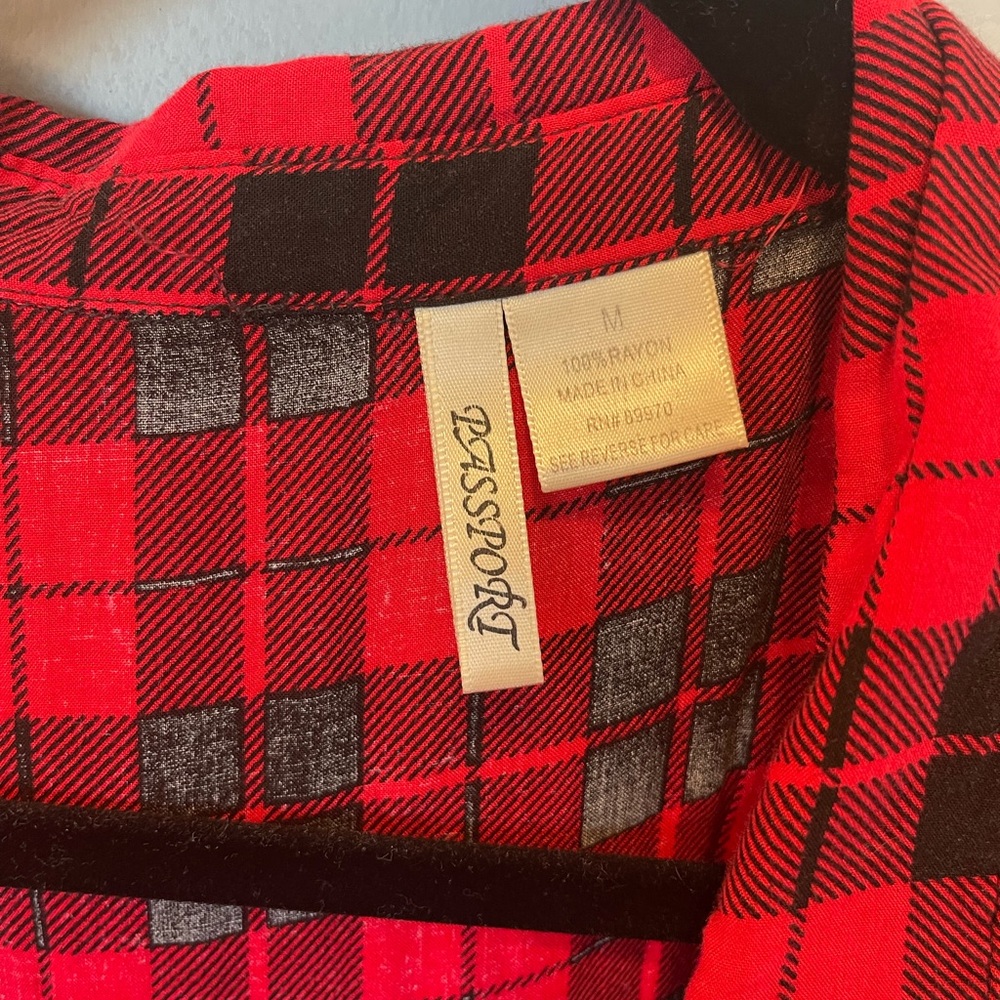 Plaid button down - Picture 2 of 3
